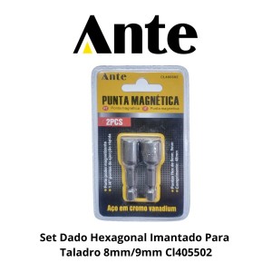 SET DADO HEXAGONAL IMANTADO PARA TALADRO 8MM/9MM C