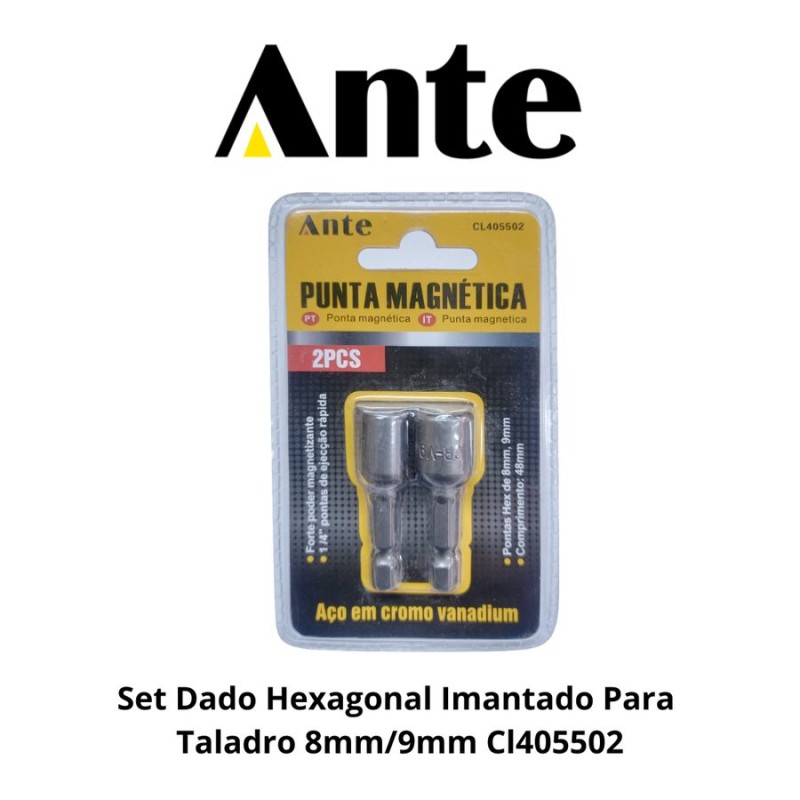 SET DADO HEXAGONAL IMANTADO PARA TALADRO 8MM/9MM C