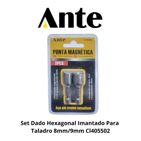 SET DADO HEXAGONAL IMANTADO PARA TALADRO 8MM/9MM C