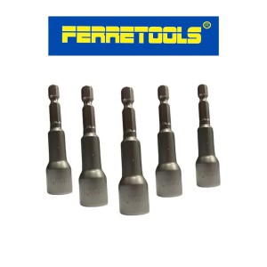 DADO HEXAGONAL IMANTADO PARA TALADRO (10) 3/8 5 PZ