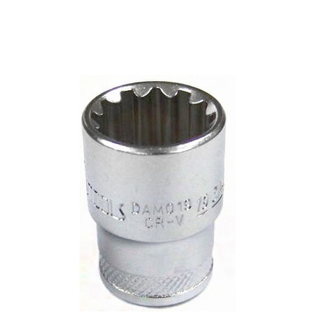DADO UYUSTOOLS 1/2 - 19 MM POLIGONAL DAM019