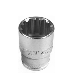 DADO UYUSTOOLS 1/2 - 21 MM POLIGONAL DAM021