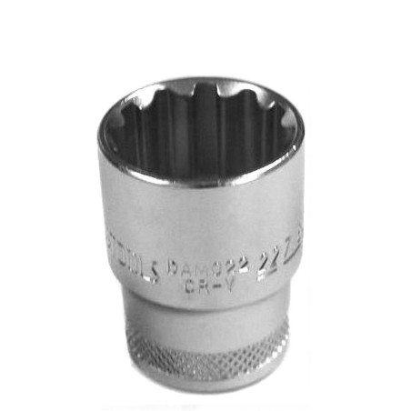 DADO UYUSTOOLS 1/2 - 22 MM POLIGONAL DAM022