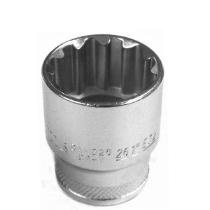DADO UYUSTOOLS 1/2 - 26 MM POLIGONAL DAM026