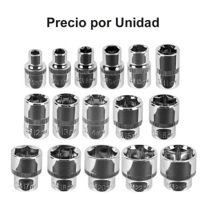DADO UYUSTOOLS 1/2 - 24 MM HEXAGONAL DAV024