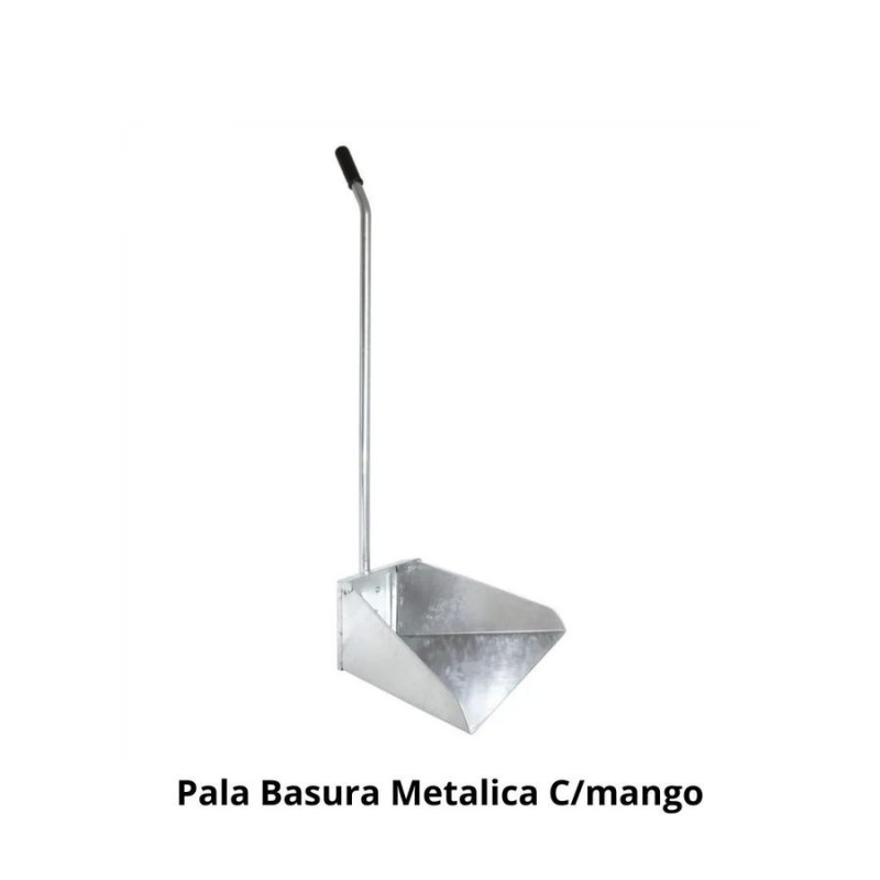 PALA BASURA METALICA C/MANGO