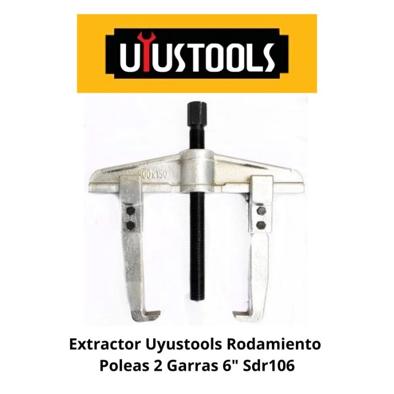 EXTRACTOR UYUSTOOLS RODAMIENTO POLEAS 2 GARRAS 6"