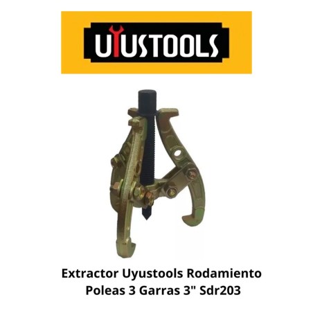 EXTRACTOR UYUSTOOLS RODAMIENTO POLEAS 3 GARRAS 3"