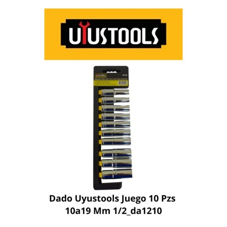 DADO UYUSTOOLS JUEGO 10 PZS 10A19 MM 1/2_DA1210