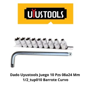 DADO UYUSTOOLS JUEGO 10 PZS 08A24 MM 1/2_TUP010 BA