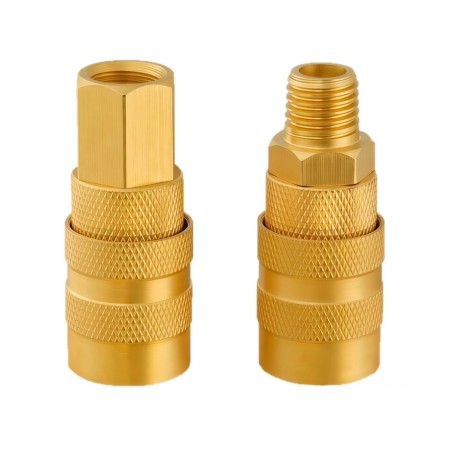 ACOPLE RAPIDO SET 2PCS BRONCE UYUSTOOLS ACO2SU