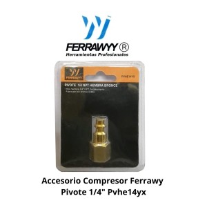ACCESORIO COMPRESOR FERRAWY PIVOTE 1/4" PVHE14YX