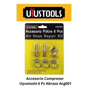 ACCESORIO COMPRESOR UYUSTOOLS 6 PZ ABRAZA ACG601