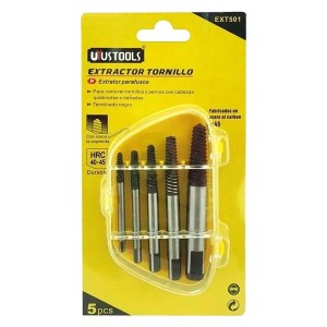 EXTRACTOR DE PERNOS UYUSTOOLS 5 PIEZAS EXT501