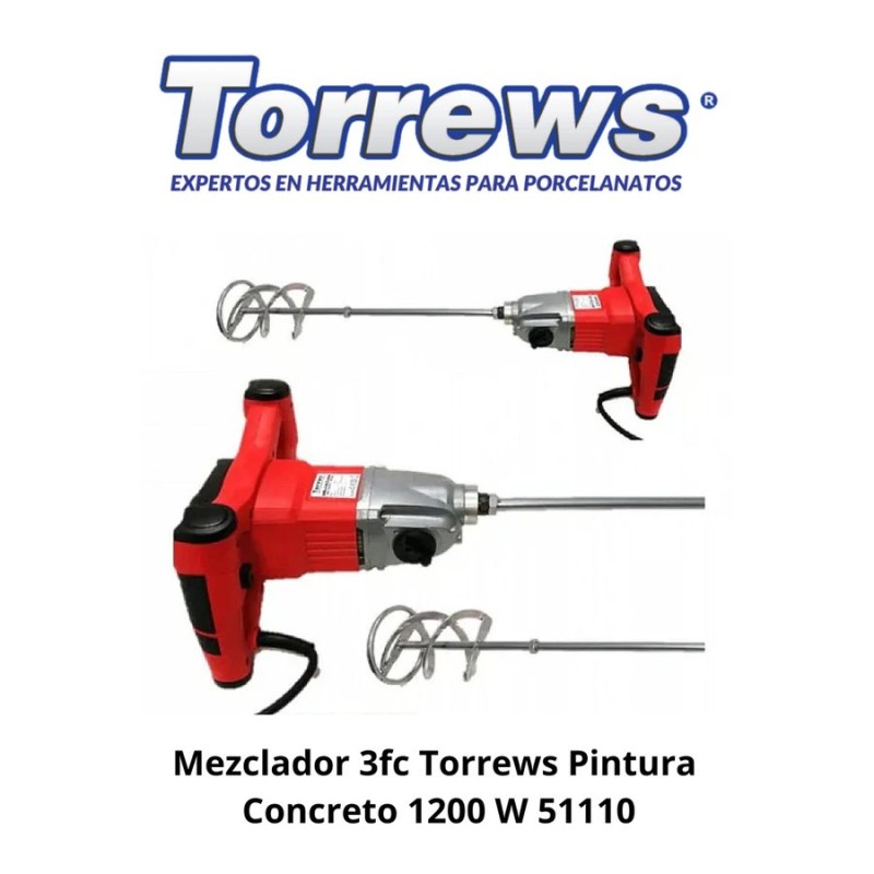 MEZCLADOR 3FC TORREWS PINTURA CONCRETO 1200 W 5111