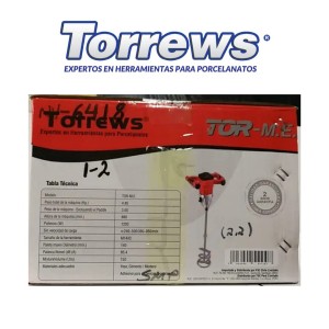 MEZCLADOR 3FC TORREWS PINTURA CONCRETO 1200 W 5111