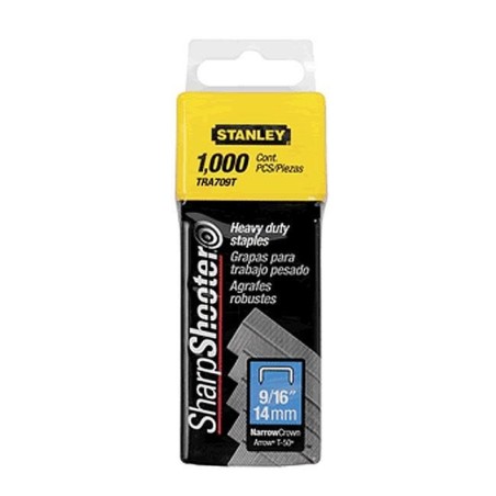 GRAPAS STANLEY T/PESADO CAJA X MIL 14 MM 9/16 TRA7
