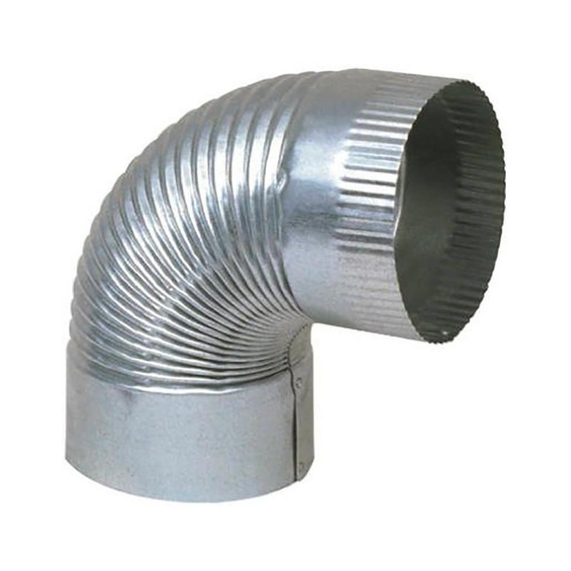CODO CURVA CORRUGADO GALV 6 X 90´