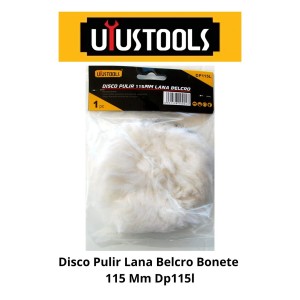 DISCO PULIR LANA BELCRO BONETE 115 MM DP115L