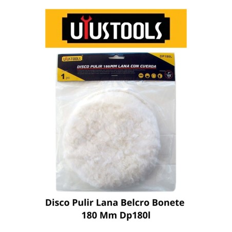 DISCO PULIR LANA BELCRO BONETE 180 MM DP180L