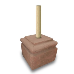BASE HORMIGON MASTIL BANDERA 26X26X23 CUADRADO