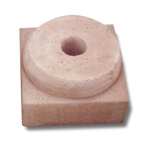 BASE HORMIGON MASTIL BANDERA 26X26X23 CIRCULAR