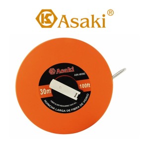 HUINCHA MEDIR ASAKI FIBRA DE VIDRIO 30 MT ASK-0950
