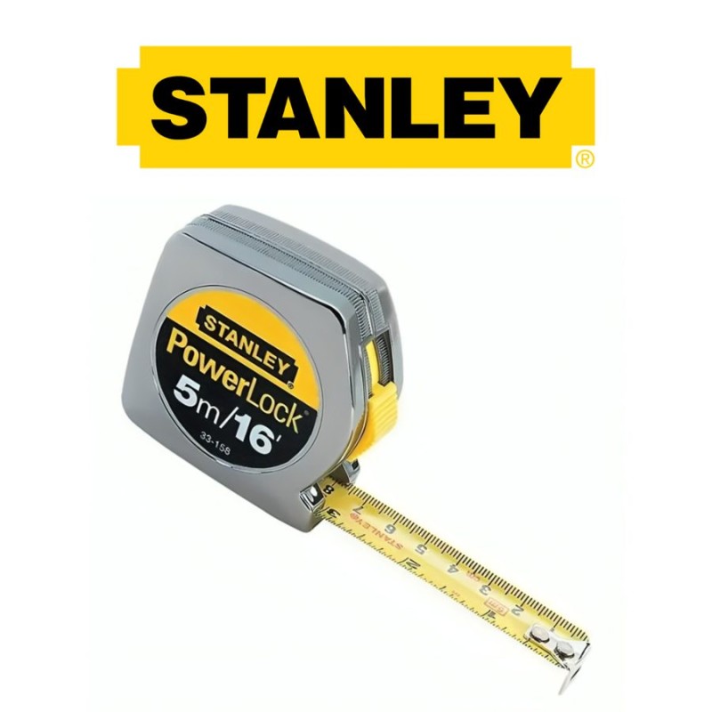 HUINCHA MEDIR STANLEY 5.0 MT METRICA 6141005