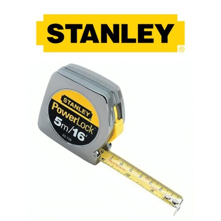 HUINCHA MEDIR STANLEY 5.0 MT METRICA 6141005