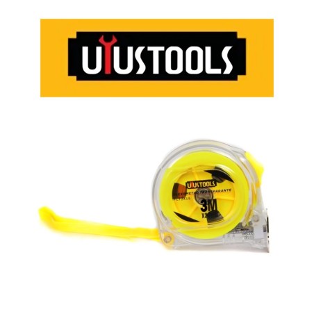 HUINCHA MEDIR UYUSTOOLS TRANSPAREN 3,0 MT FLT3X16