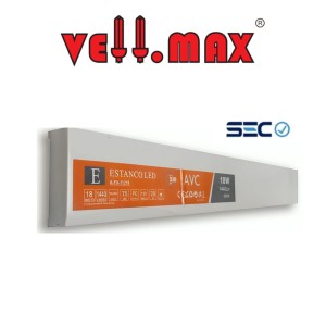 EQUIPO LED POLICARBONATO 06 M 18 W ESTAN6000K 1121