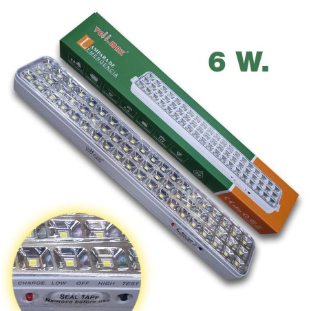 LAMPARA DE EMERGENCIA VELLMAX V-EM5460 6 W 60 LEDS