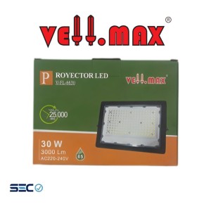 PROYECTOR VELLMAX S/SENSOR 30W G/NG LUZ FRIA