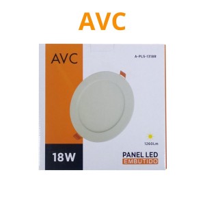 PLAFON LED EMBUTIDO LUZ FRIA 18 W 6500K REDONDO