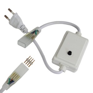ADAPTADOR PARA CINTA LED 220 V 4 PINES ACCESORIOS