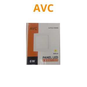 PLAFON LED EMBUTIDO * LUZ FRIA 6 W 6500K CUADRAD