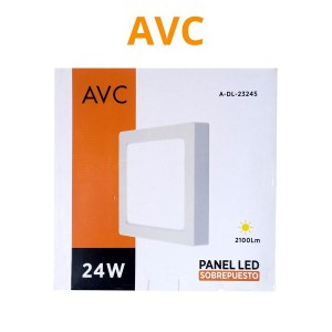 PLAFON LED*SOBREPUESTO LUZ*FRIA 24 W 6500K CUADRAD