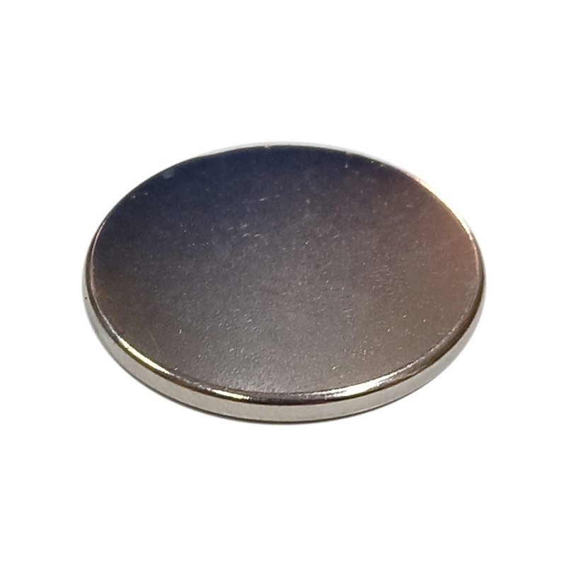 IMAN DE NEODIMIO TIPO MONEDA DIAMETRO 25 X 2 MM - Socodima.cl