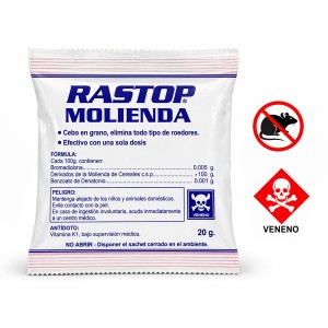 RATICIDA RASTOP MOLIENDA 20 GR