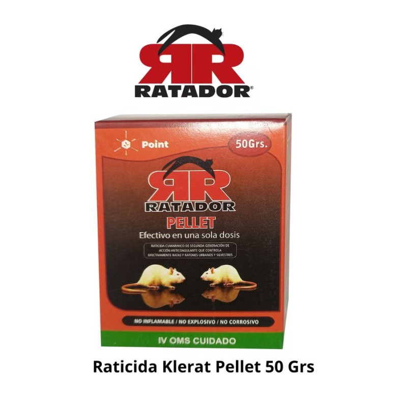 RATICIDA RATADOR PELLET 50 GRS