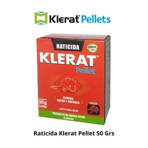 RATICIDA KLERAT PELLET 50 GRS