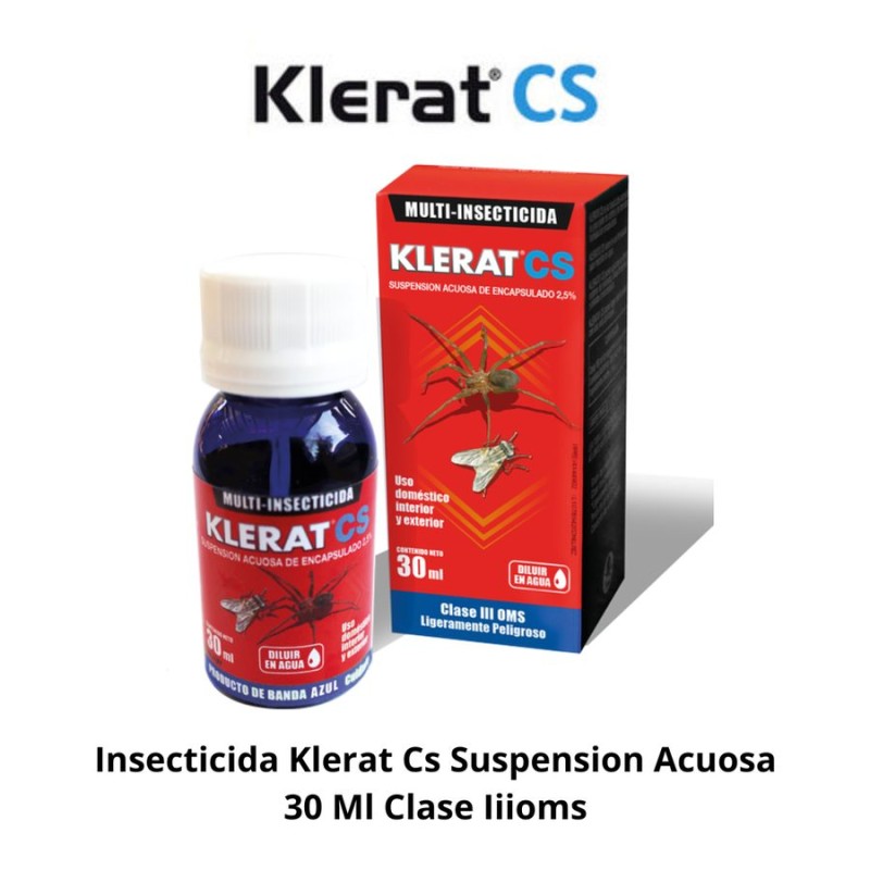 INSECTICIDA KLERAT CS SUSPENSION ACUOSA 30 ML DILU