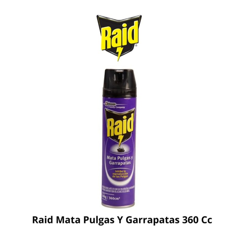 RAID MATA PULGAS Y GARRAPATAS 360 CC