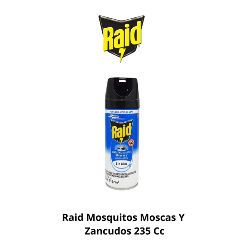 RAID MOSQUITOS MOSCAS Y ZANCUDOS 235 CC