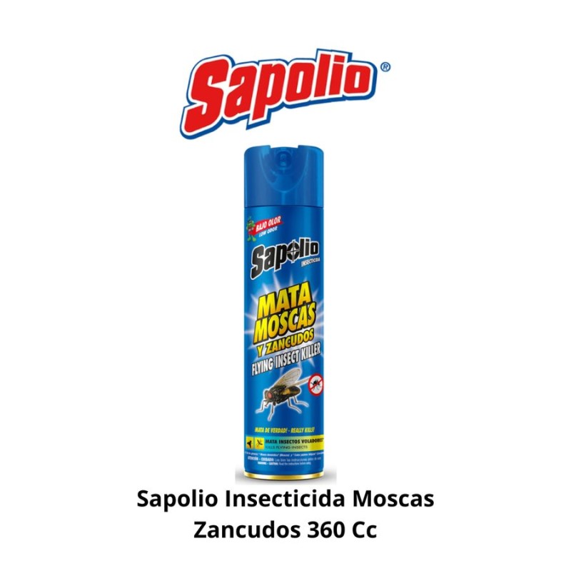 SAPOLIO INSECTICIDA MOSCAS ZANCUDOS 360 CC