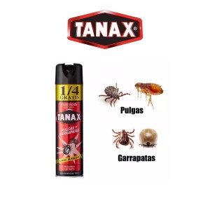 TANAX AEROSOL PULGAS Y GARRAPATAS 220 CC 1/4 GRATI