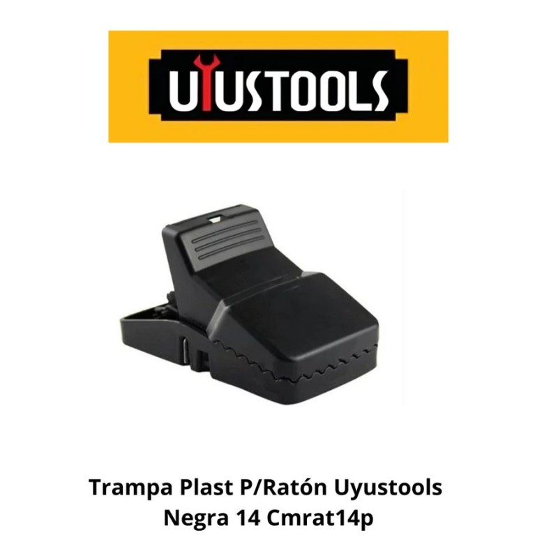 TRAMPA PLAST P/RATON UYUSTOOLS NEGRA 14 CMRAT14P