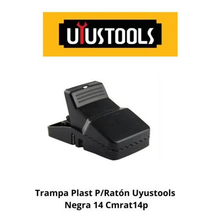 TRAMPA PLAST P/RATON UYUSTOOLS NEGRA 14 CMRAT14P