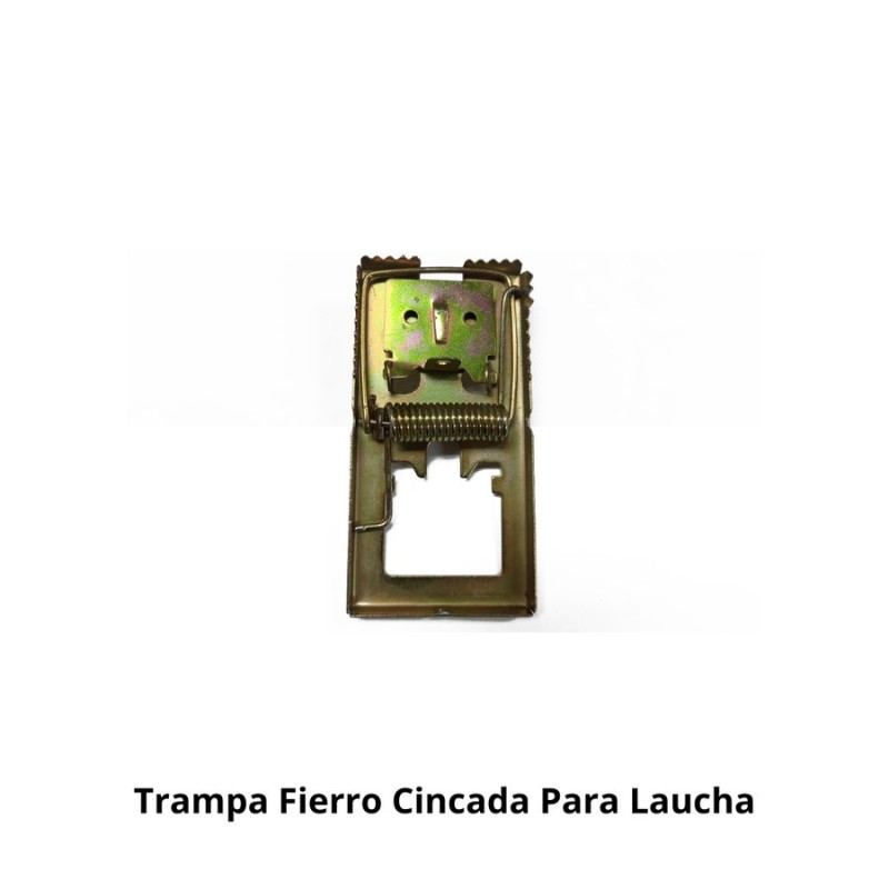 TRAMPA FIERRO CINCADA PARA LAUCHA