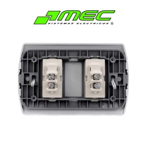 INTERRUPTOR ARIS EMBUTIDO 9/15 DOBLE 10 A BLANCO